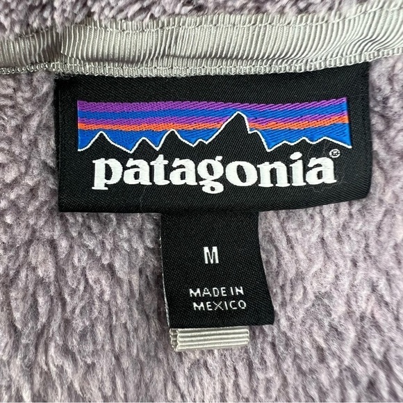 Patagonia Purple Re-Tool Snap-T® Fleece Pullover Sweatshirt Size Medium Women’s - Picture 2 of 5